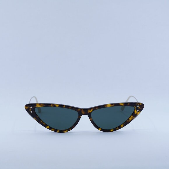 Dior MISSDIOR B4U 22C0 Sunglasses Havana Cat Eye Frame, Green Lenses main image 6